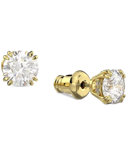 Серьги-гвоздики Swarovski Constella с кристаллами, золотистые
