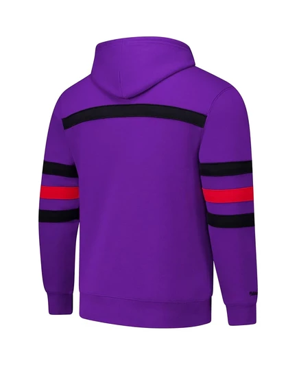Фиолетовая мужская толстовка с капюшоном purple