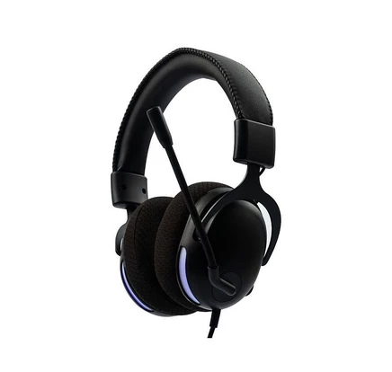 Наушники RadioShack Gaming с высококачественным звуком 40 мм, двумя разъемами 3,5 мм и USB-A, RGB-подсветкой, максимальной чувствительностью 100 дБ 3304406 черные