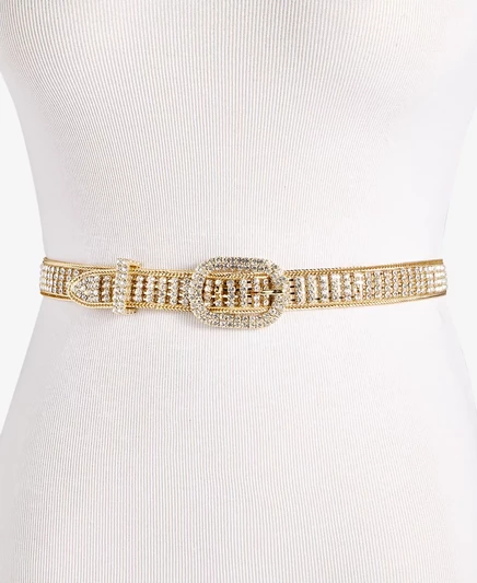  Пояс из хрустальной сетки, эксклюзивно в Macy's gold