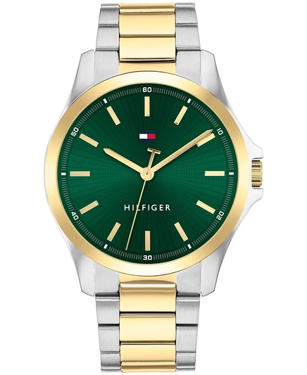 Мужские часы Tommy Hilfiger кварцевые 43 мм, зеленые