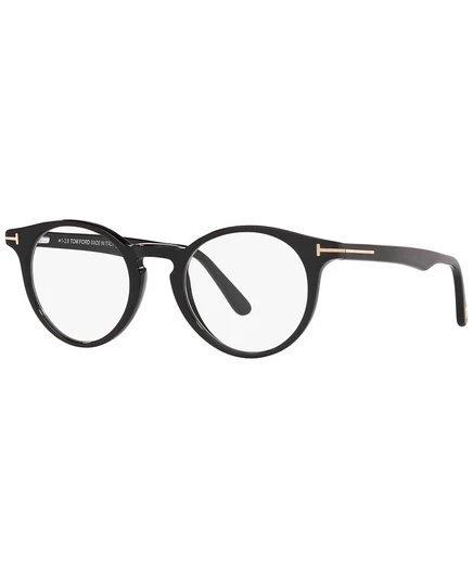 Унисекс-очки Tom Ford FT5557-B, круглые, черные