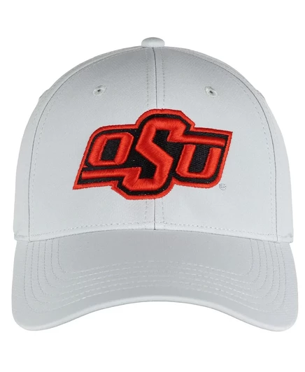 Впереди мужская шляпа Stone Oklahoma State Cowboys Stratus Aerosphere с регулируемой головкой stone