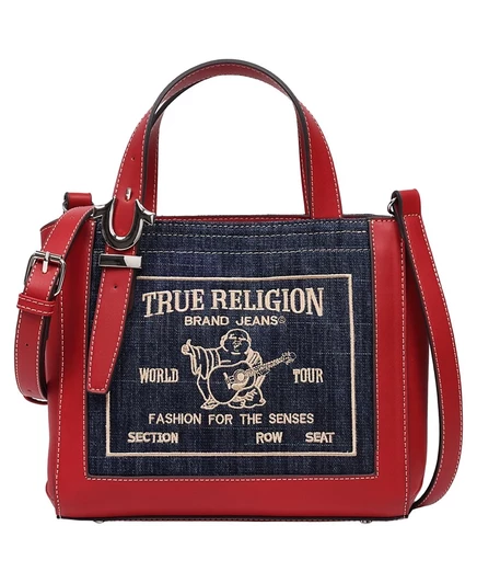 Женская сумка-тоут True Religion Arvin с Буддой, красная