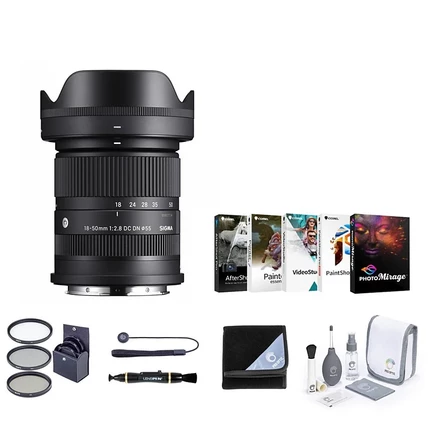 Объектив Sigma 18–50 мм f/2.8 Contemporary для Sony E, комплект