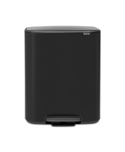Мусорное ведро с педалью Brabantia Bo, 60 л, черное