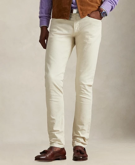 Мужские джинсы Polo Ralph Lauren Sullivan slim, слоновая кость