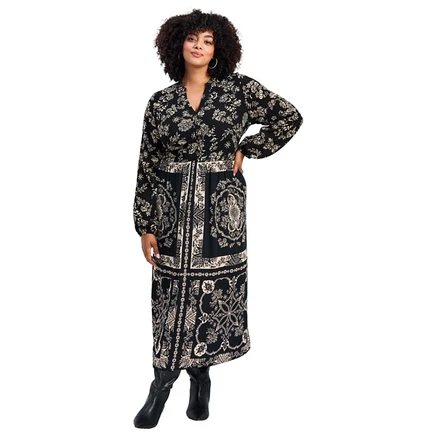 Женское платье plus size Avenue Eliana, мультицвет