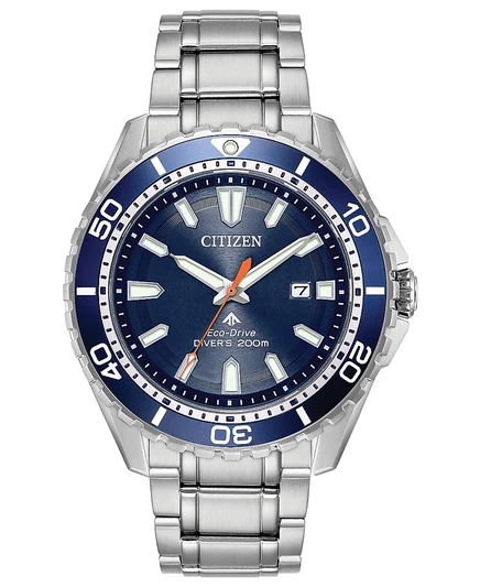 Мужские часы Citizen Promaster Diver Eco-Drive, 44 мм, сталь