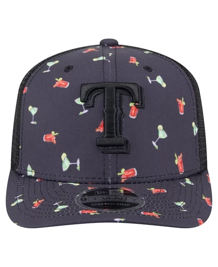 Мужская кепка New Era 9SEVENTY Texas Rangers, черная