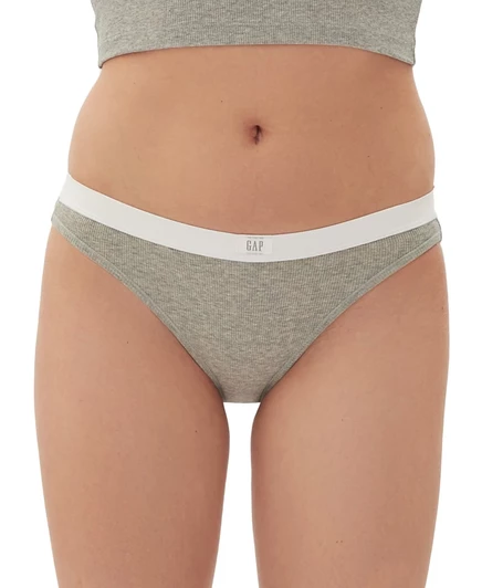 Женские трусы-бикини Gap Gapbody Breathe, серые