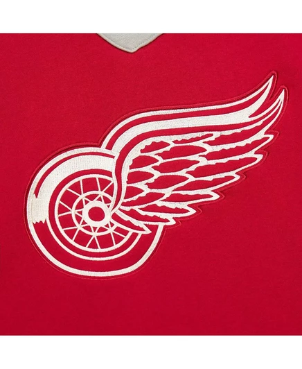 Женская красная толстовка-пуловер на шнуровке Detroit Red Wings Heritage от Mitchell & Ness red