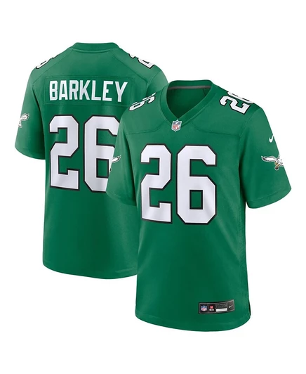 Мужская футболка Nike Saquon Barkley Philadelphia Eagles для альтернативных игр green