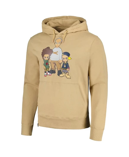 Толстовка-пуловер Virtual Thread для мужчин и женщин Tan The Boondocks Family tan