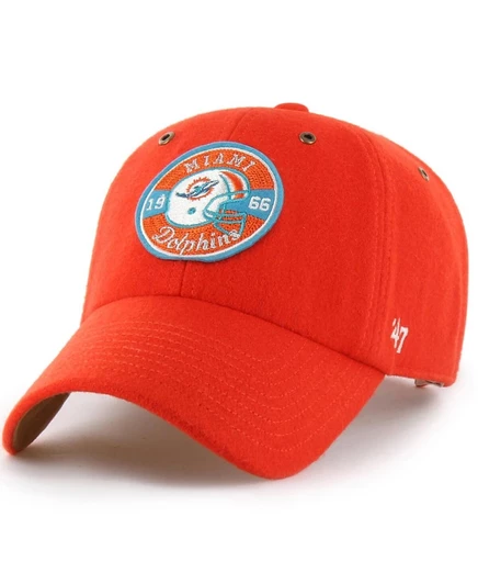 Унисекс кепка Stoney Clover Lane Field Goal Clean Up Miami Dolphins регулируемая, оранжевая