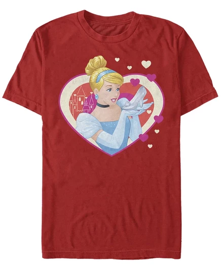 Мужская футболка Cinderella Hearts с коротким рукавом Fifth Sun от Cinderella Hearts red