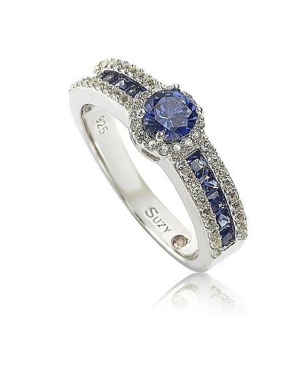 Сьюзи Levian пробы сапфир и создал Сапфир мульти набор предложений, кольцо, синий