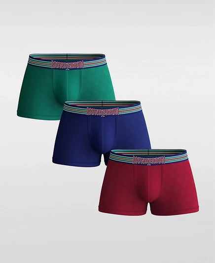 Мужские трусы-боксеры Rounderbum Varsity Lift, 3 шт., мульти