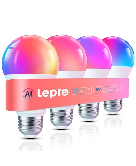 Светодиодная умная лампа Lepro LightGPM 4, Wi‑Fi и Bluetooth, без цвета