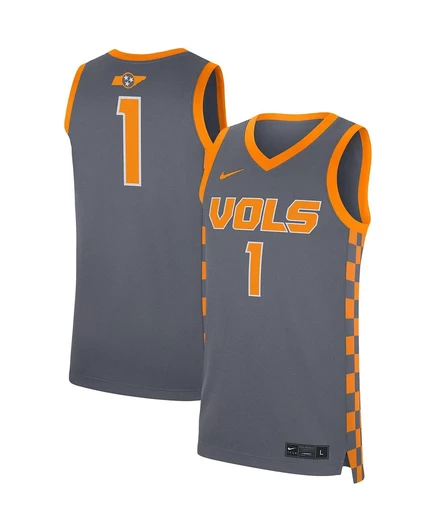 Мужская майка Nike Tennessee Volunteers №1, серая