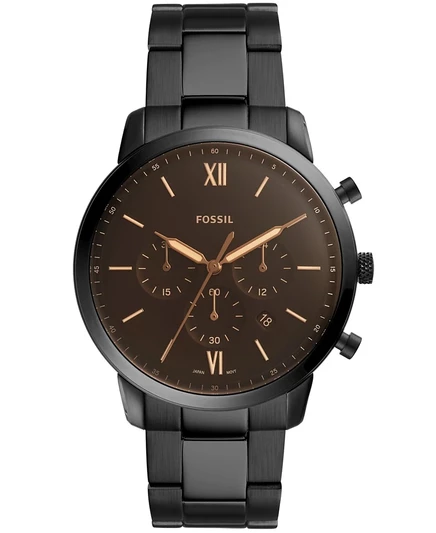 Мужские наручные часы Fossil Neutra Chrono, 44 мм, черные