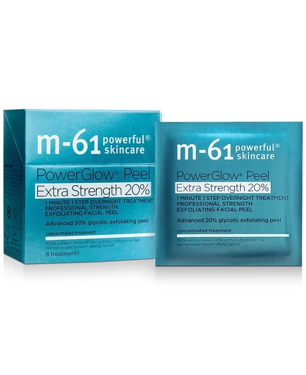 пилинг m-61 от Bluemercury PowerGlow повышенной прочности на 20%, 8 процедур без окрашивания