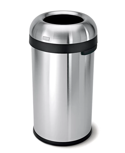 Корзина для мусора SimpleHuman круглая 60 л с открытой крышкой