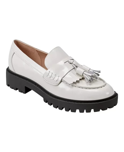  Женские повседневные мокасины Ozzie на плоской подошве без шнуровки ivory leather