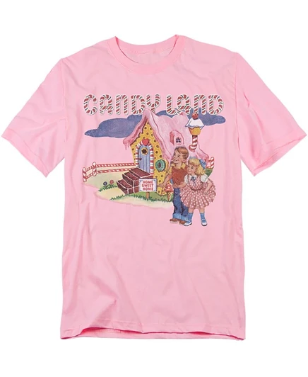 Мужская футболка Hasbro Candy Land, розовая