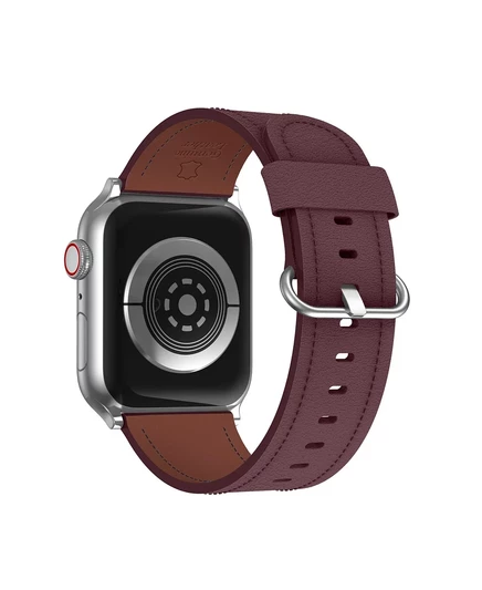 Классический кожаный ремешок Waloo для Apple Watch brown