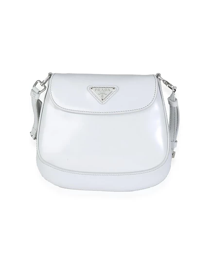 Женская сумка Prada Mini Cleo из кожи, синяя