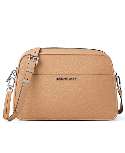 Женская сумка Michael Kors Jet Set Camera кроссбоди, бежевая