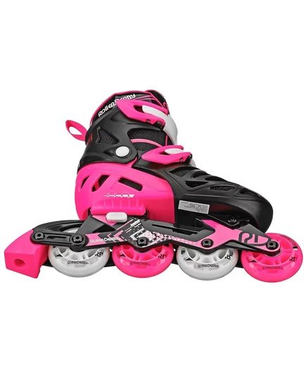 Роликовые коньки Roller Derby Tracer для девочек с регулируемой посадкой, маленькие (12-1) black/pink