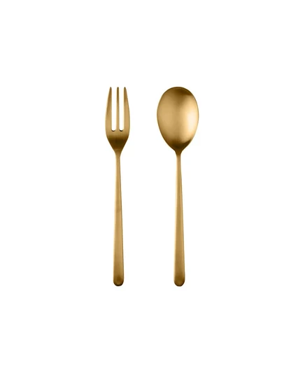 Набор для сервировки MEPRA Linea Ice Oro, 2 шт., золотой