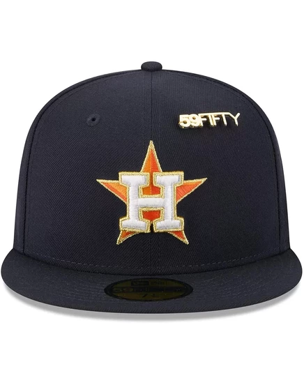 Мужская темно-синяя кепка New Era Houston Astros 2025 59FIFTY Day 59FIFTY navy