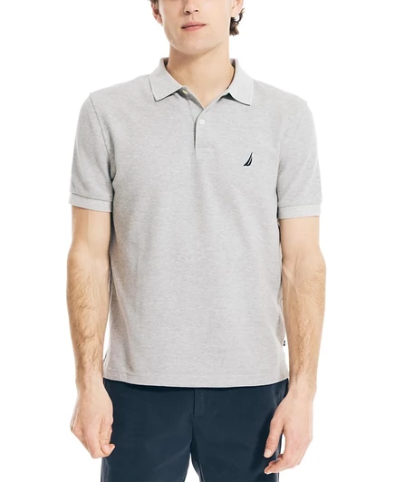 Мужское поло Nautica Classic Fit Performance, серое