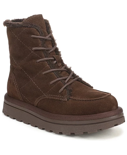 Женские ботинки Sam Edelman Ossi с мехом, цвета эспрессо