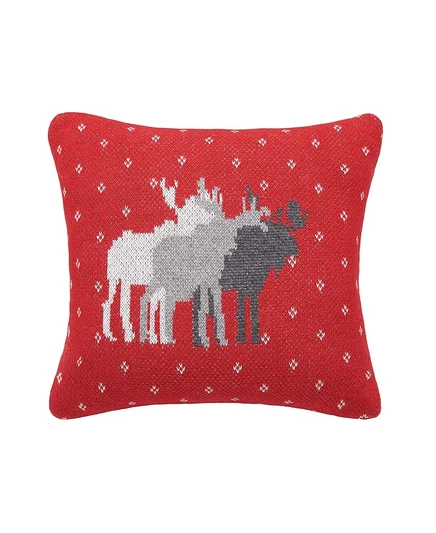 Декоративная подушка C & F Home 3 Moose 25 × 25 см, серая