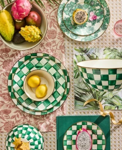 Столовая посуда Mackenzie-Childs Emerald Check