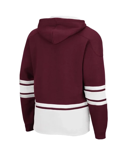 Мужская толстовка-пуловер Colosseum Texas A&M Aggies Lace Up 3.0 с капюшоном maroon