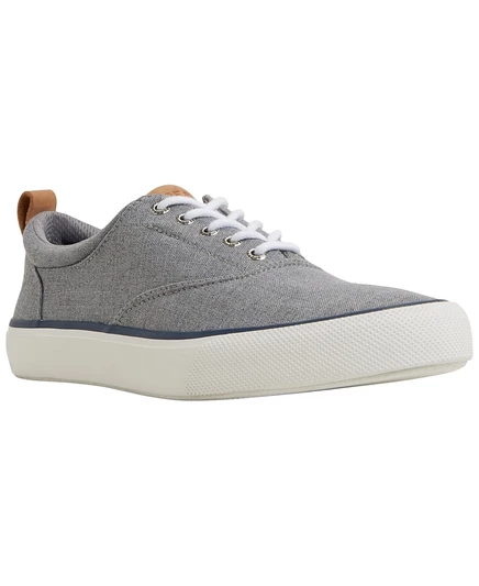 Мужские мокасины Sperry Deckside шнуровка, серые