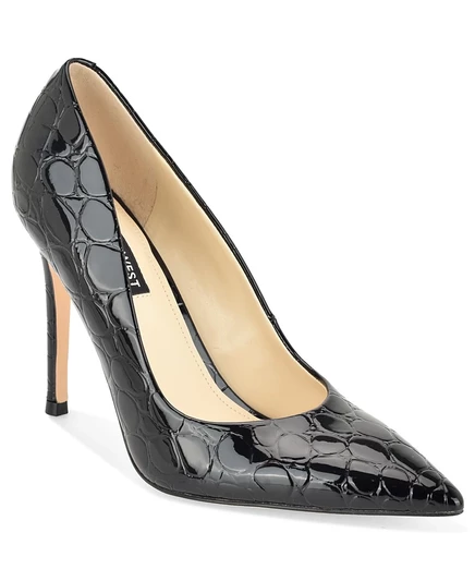Женские туфли Nine West Fresh, черные кроко-лак