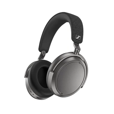 Sennheiser Momentum 4 с Bluetooth, ANC, аккумулятором емкостью 60 часов, настраиваемым звуком, легкой складной конструкцией - Беспроводные наушники серого цвета