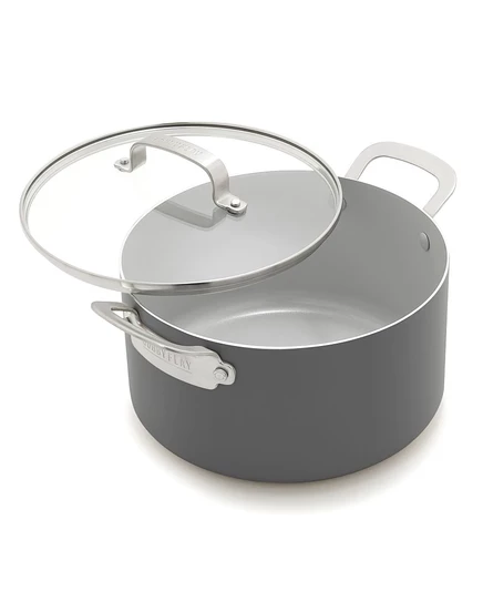 Кастрюля GreenPan Bobby Flay керамическая 5,7 л, серая
