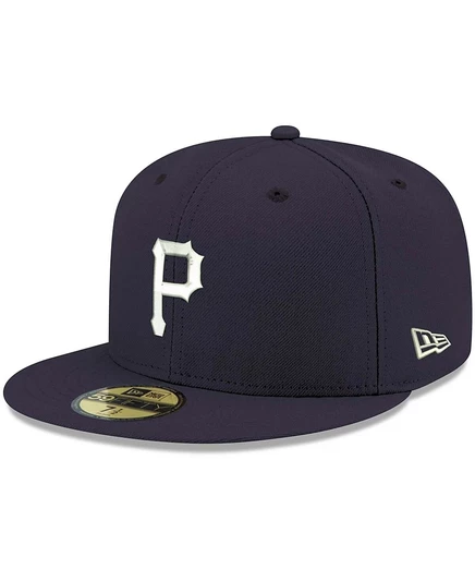 Мужская кепка new era 59fifty pittsburgh pirates, синяя