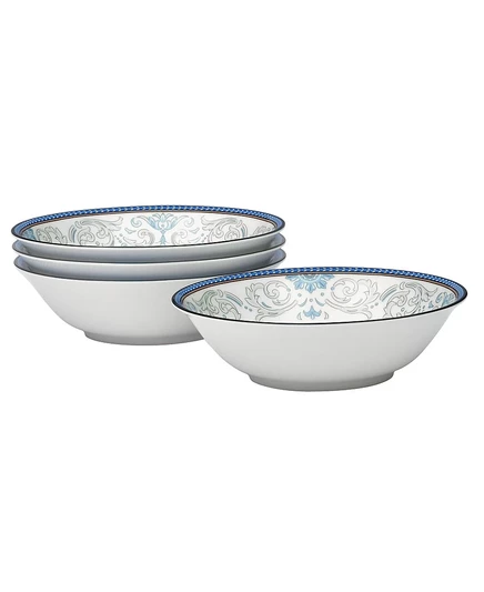 Набор из 4 мисок Noritake Menorca Palace 16,5 см 460 мл, синий