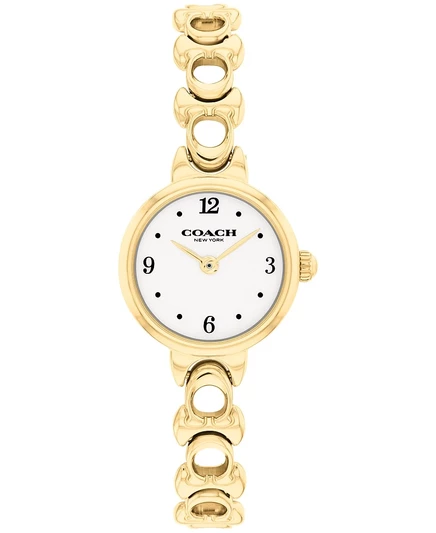 Женские часы COACH с браслетом из нержавеющей стали Iris Gold Tone, 22,5 мм из золота
