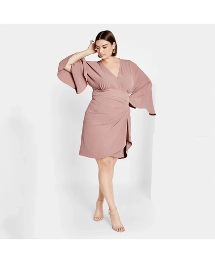 Женское платье City Chic Malani plus size, розовое