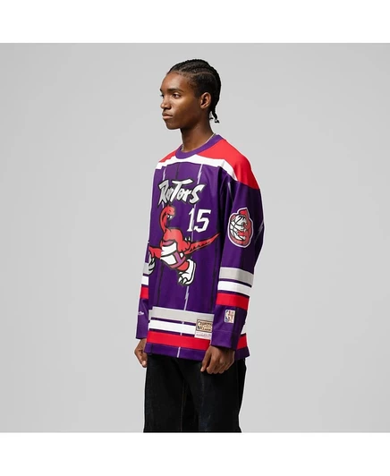 Унисекс джерси Mitchell & Ness Raptors, фиолетовое