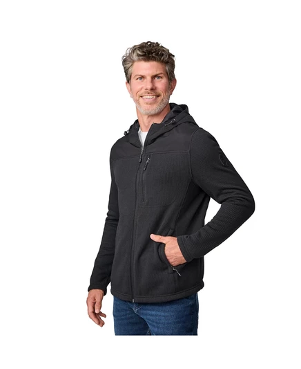 Мужская куртка Free Country Cable Fleece Brisk, черная